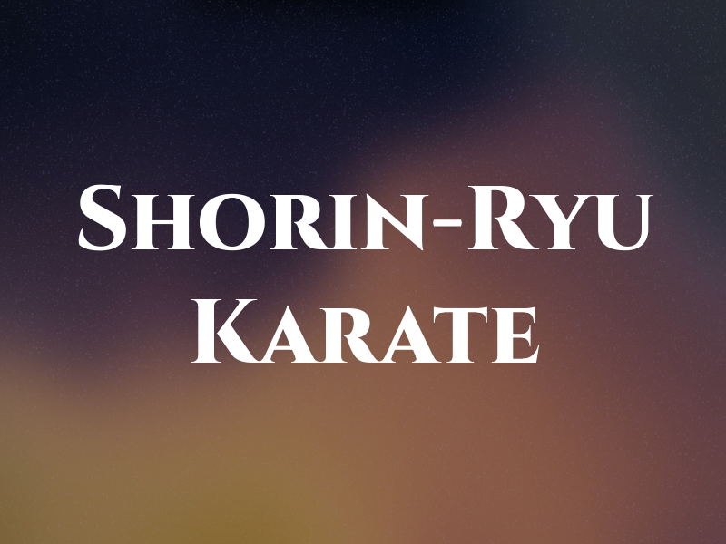Shorin-Ryu Karate