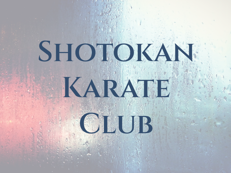 Shotokan Karate Club