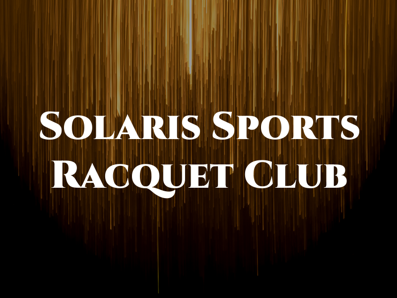 Solaris Sports & Racquet Club