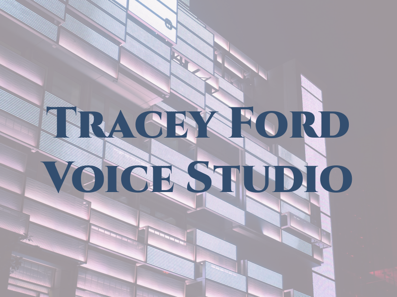 Tracey Ford Voice Studio