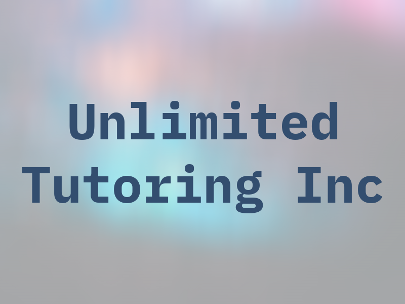 Unlimited Tutoring Inc