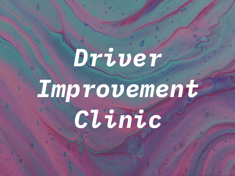 WWF Driver Improvement Clinic