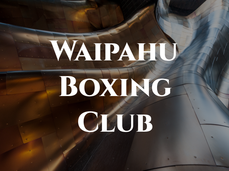 Waipahu Boxing Club