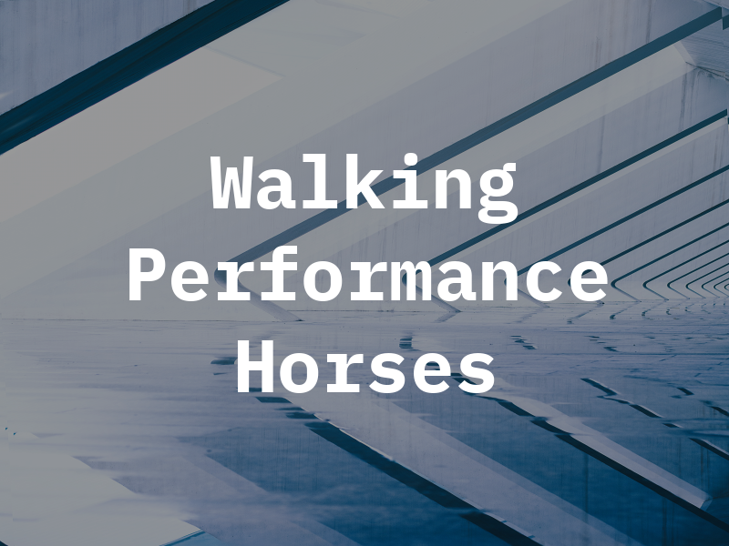 Walking H Performance Horses
