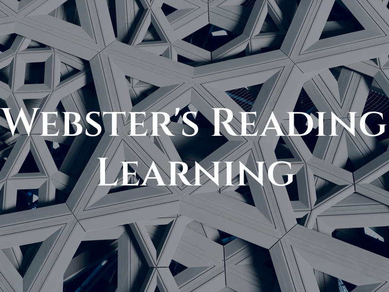 Webster's Reading & Learning