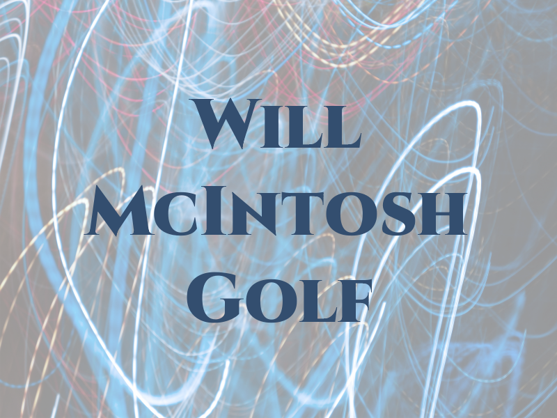 Will McIntosh Golf