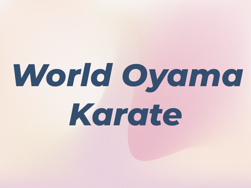 World Oyama Karate