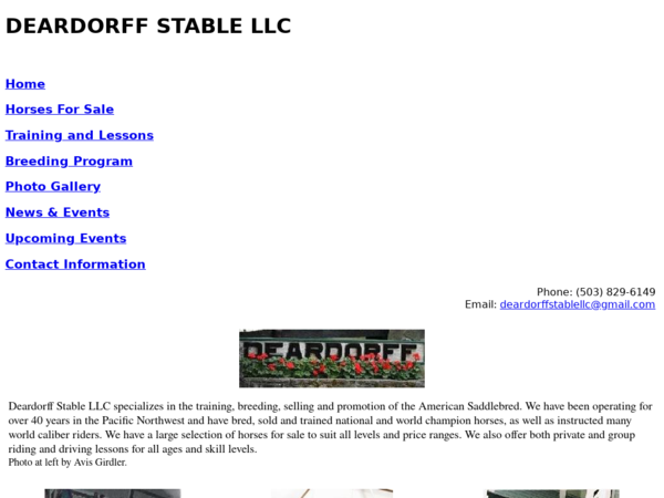 Don Deardorff Stables