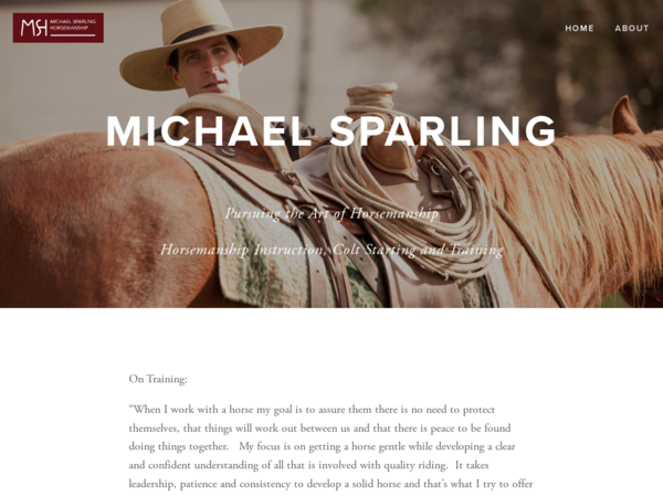 Michael Sparling Horsemanship
