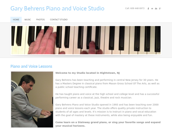 Gary Behrens Piano and Voice Studio