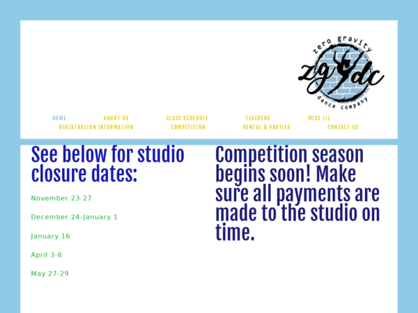 Zero Gravity Dance Company