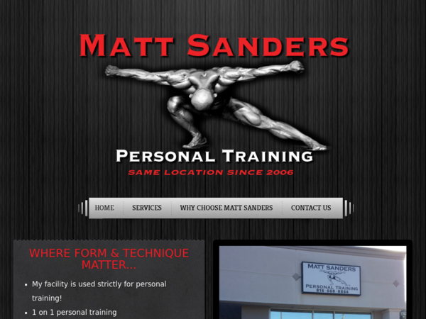 Matt Sanders Personal Training