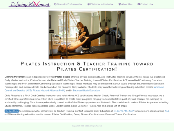 Defining Movement Pilates Studio