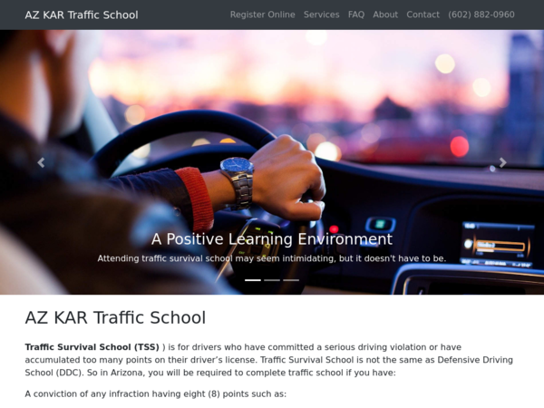 AZ KAR Traffic Survival School