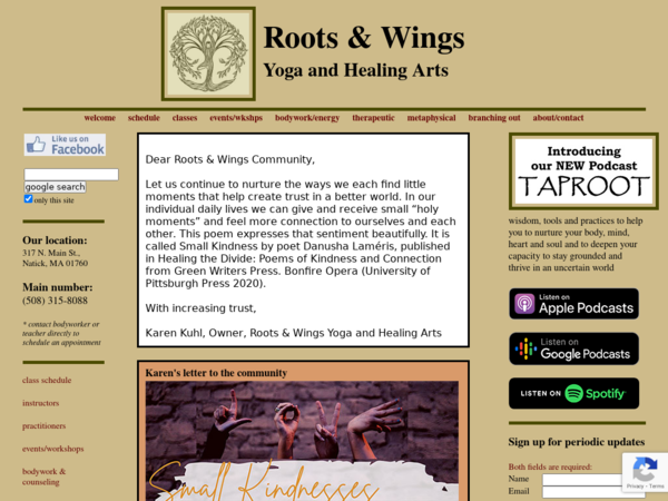 Roots & Wings Yoga and Healing Arts
