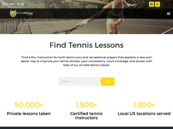 Tennis Pro Now -Tennis Lessons