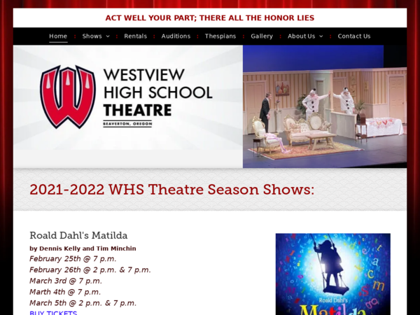 Westview High School Theatre