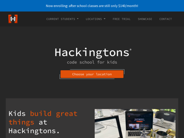 Hackingtons Code School For Kids in Danville