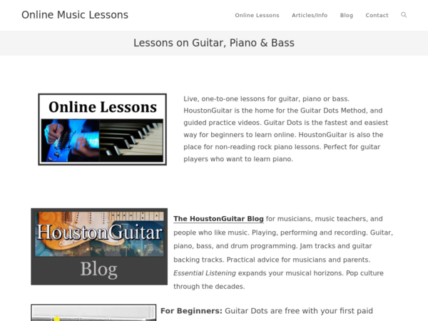 Greg's Online Guitar Lessons