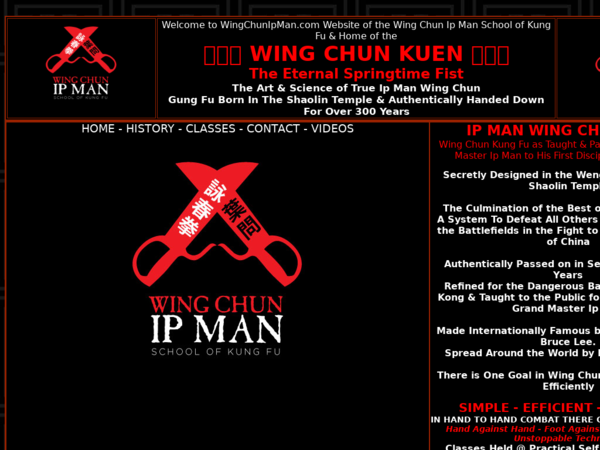 Wing Chun Ip Man School Of Wing Chun Kuen Kung Fu