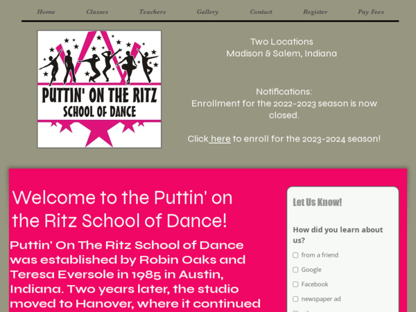 Puttin' On the Ritz School of Dance
