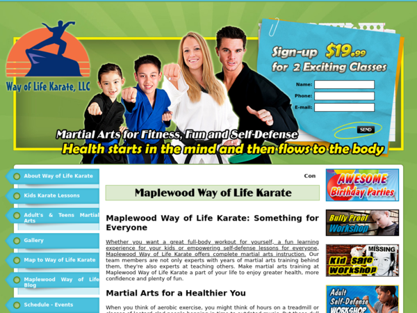 Maplewood Way of Life Karate