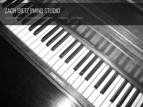 Zach Dietz Piano Studio
