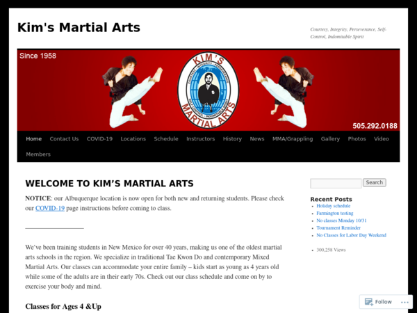 Kim's Martial Arts