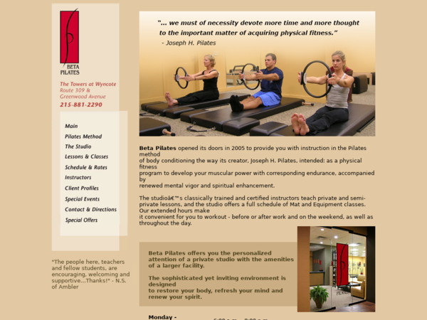 Beta Pilates Inc
