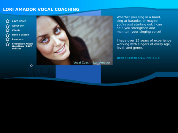 LA Vocal Coaching~ Lori Amador