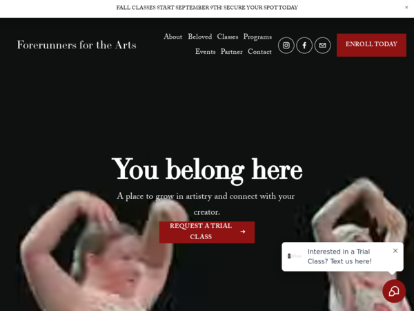 Forerunners For the Arts