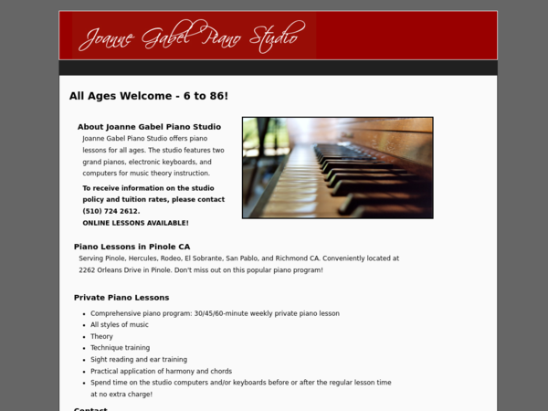 Gabel Piano Lessons