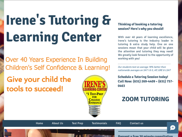 Irene's Learning Center-Sat Prep