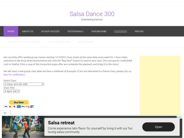 Salsa Dance 300