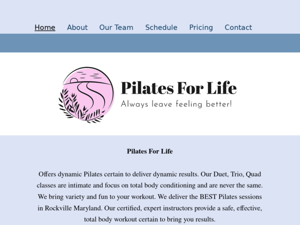 Pilates For Life