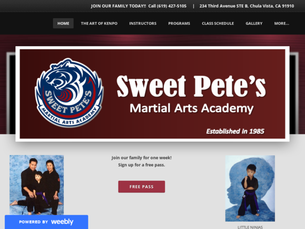 Sweet Pete's Martial Arts Academy