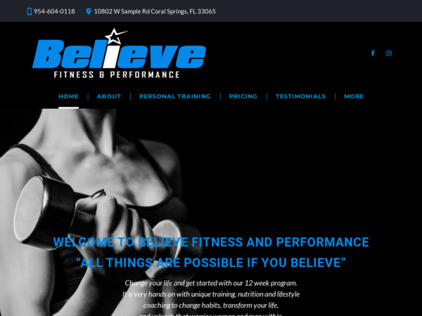 Believe Fitness and Performance