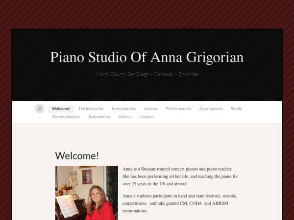 Anna Grigorian Piano Studio