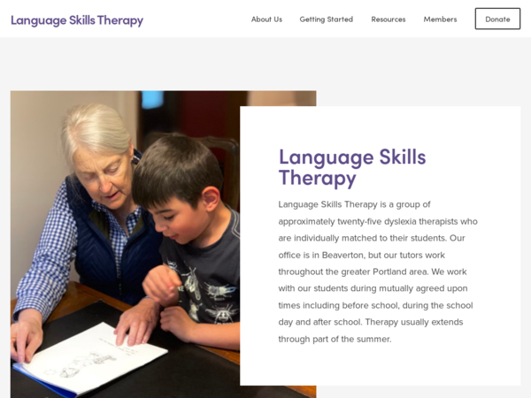 Language Skills Therapy