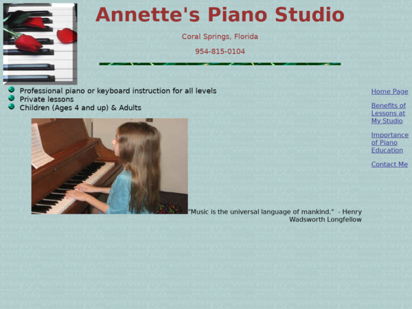 Annette's Piano Studio