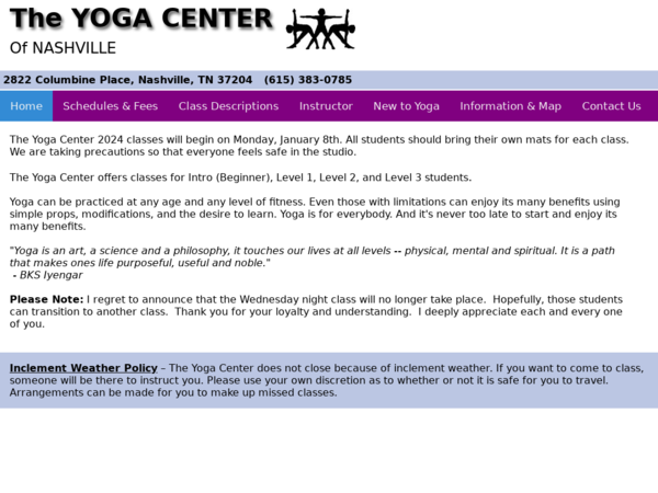 Yoga Center Nashville