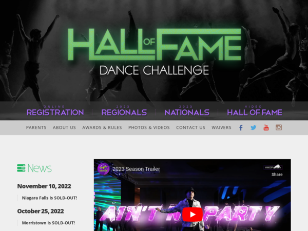 Hall of Fame Dance Challenge