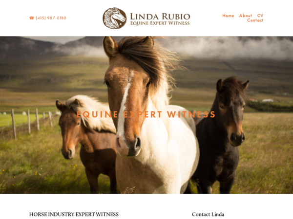 Linda Rubio Horse Expert Witness