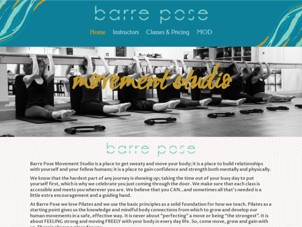 Barre Pose