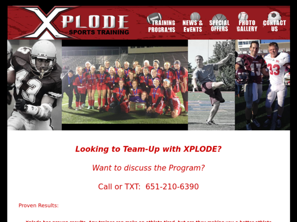 Xplode Sports Training
