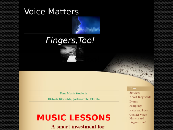 Voice Matters and Fingers