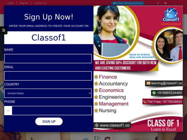 Classof1 Online Services