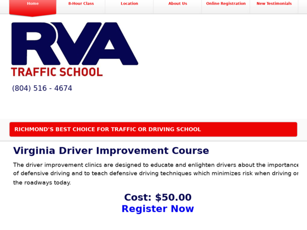 A AAA RVA Traffic School