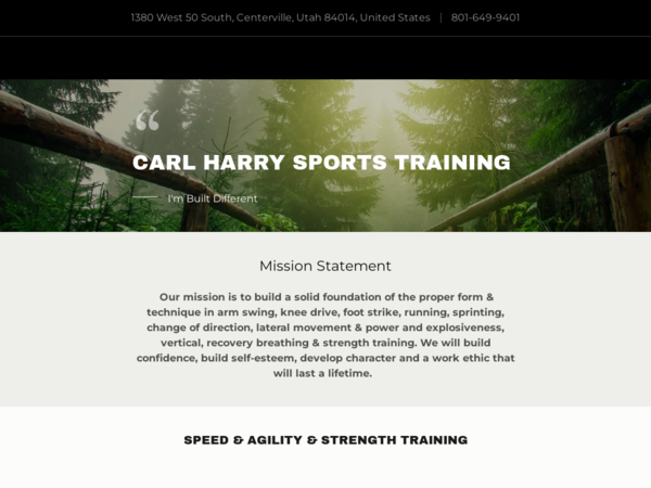 Carl Harry Sports Training