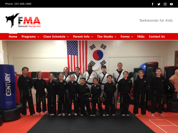 Falmouth Martial Arts (Fma) Taekwondo For Kids